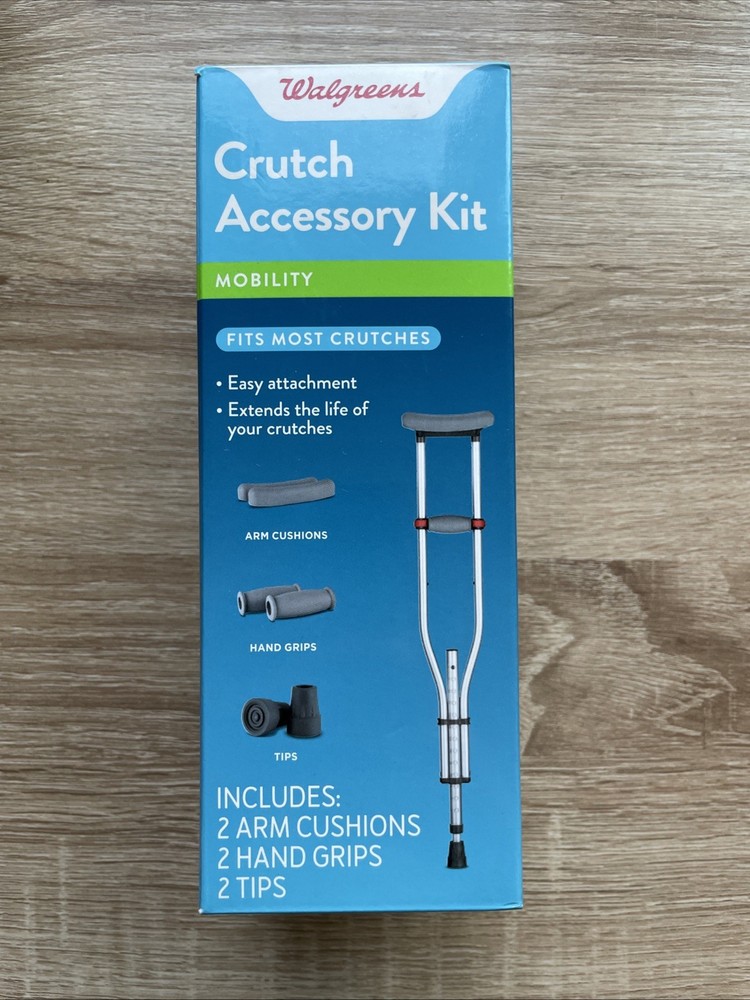Walgreens Crutch Accessory Kit Gray - New