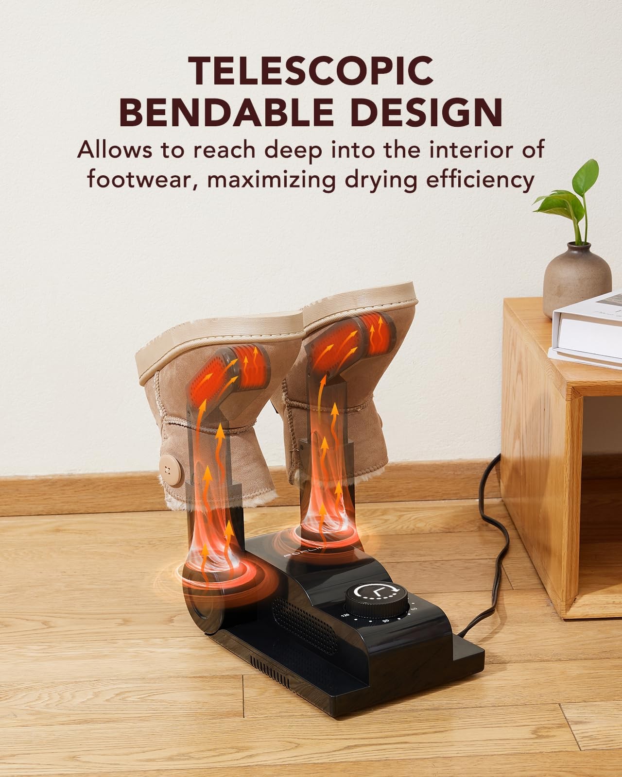 FORLIM Boot Dryer for Work Boots, Shoe Dryer with Heat Blower, Glove Dryer & ...