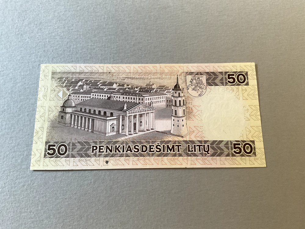 Lithuania P-58 50 Litu 1993