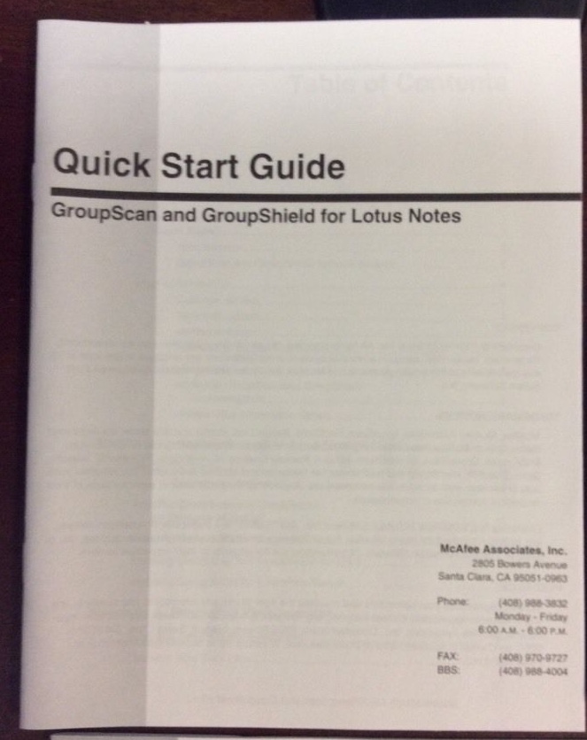 McAfee NetShield Security Suite Version 3.0 10 Nodes Computer Software Manuals