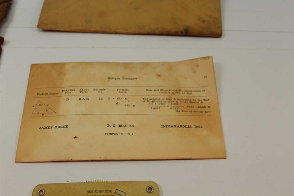 Trigonometry Tool Simple-Fyer With Original Instruction Sheet