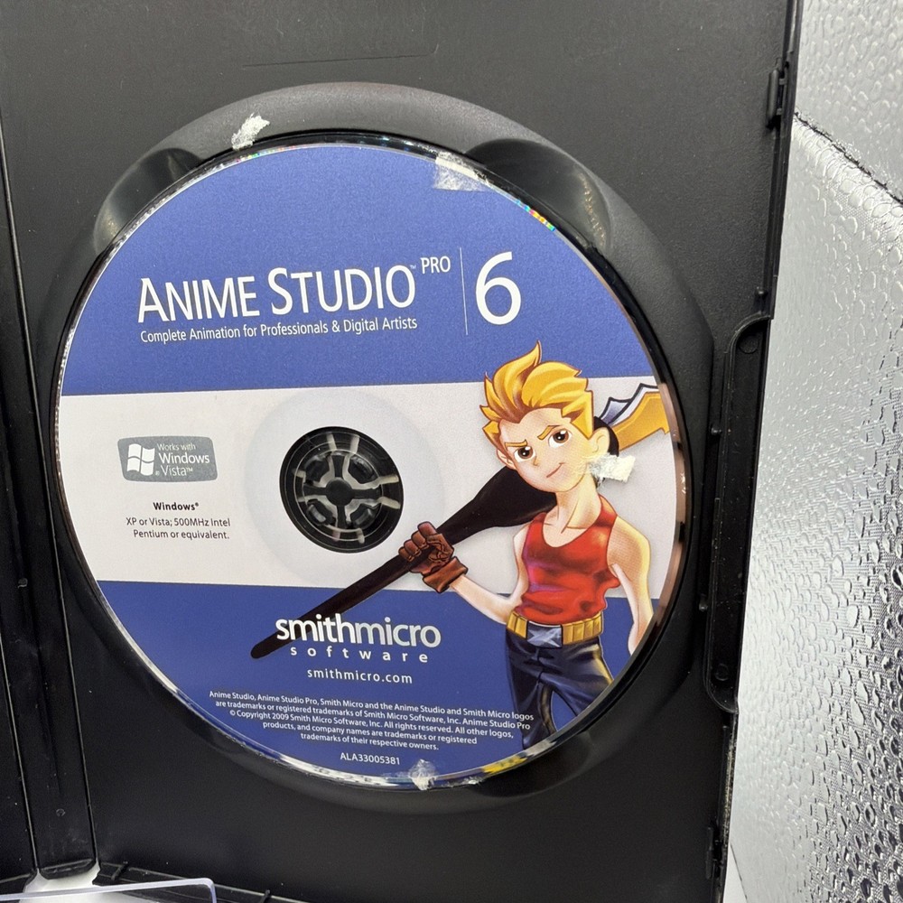 Smith Micro Anime Studio Pro 6 for PC, Mac - Used
