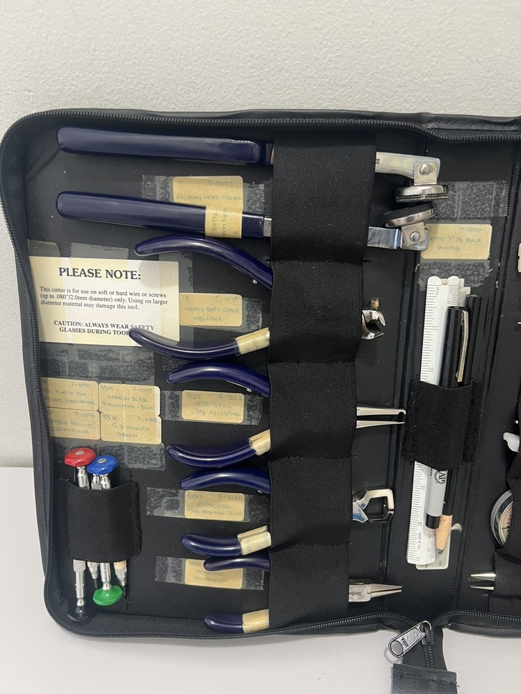 Sadler Optical Tool Kit Plus Leather Case.