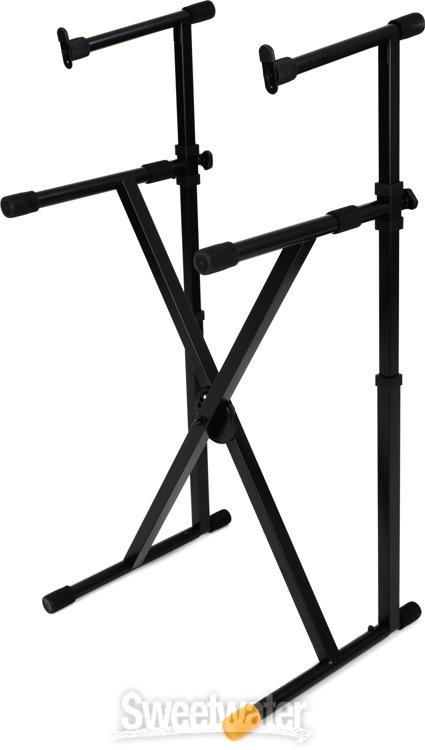 Hercules Stands KS210B EZ-LOK Double Tier X Keyboard Stand