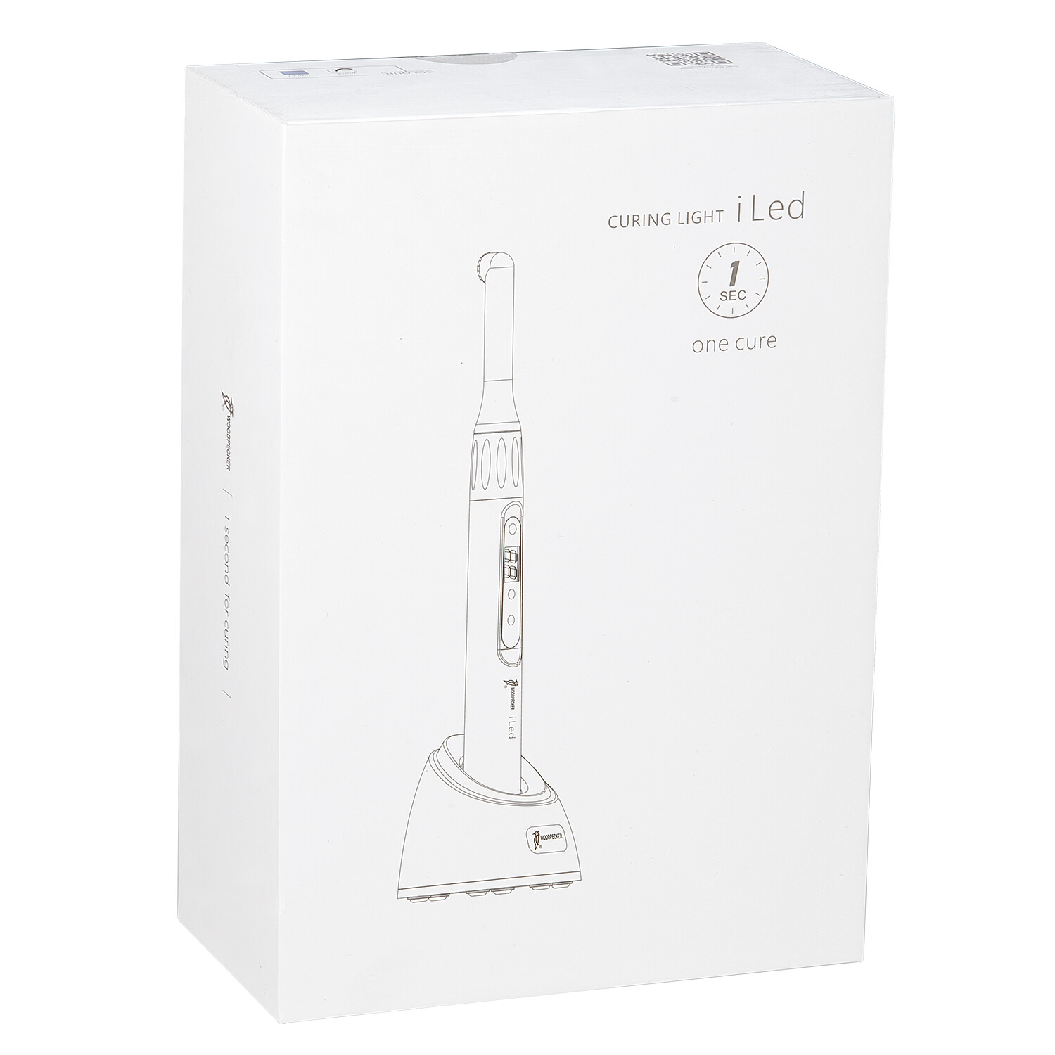 100% Woodpecker Dental iLED Curing Light Lamp Wireless 1 Second Curing 2500mw/c㎡