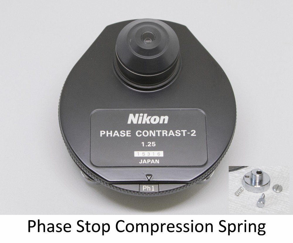 Compression Spring for Nikon Phase Contrast Condenser Stop