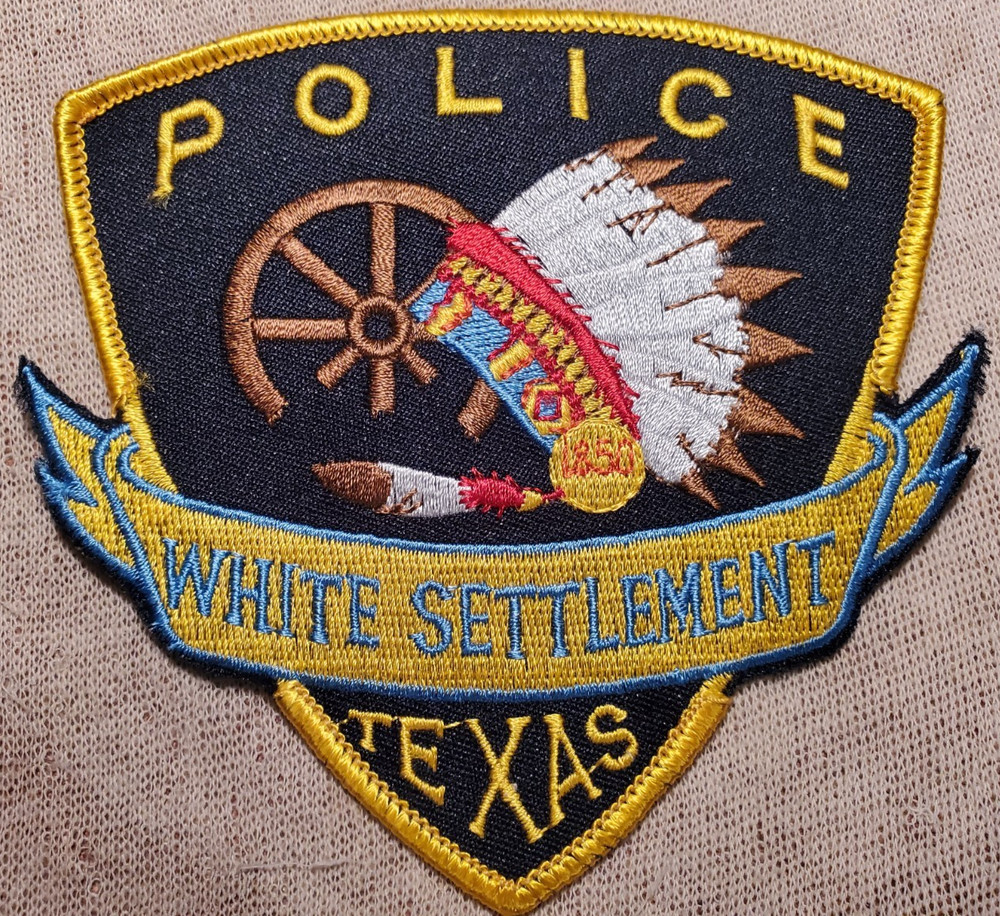 TX White Settlement Texas Police Shoulder Patch