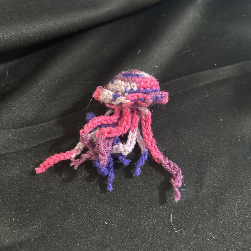 Mini Galaxy Crochet Pocket Jellyfish