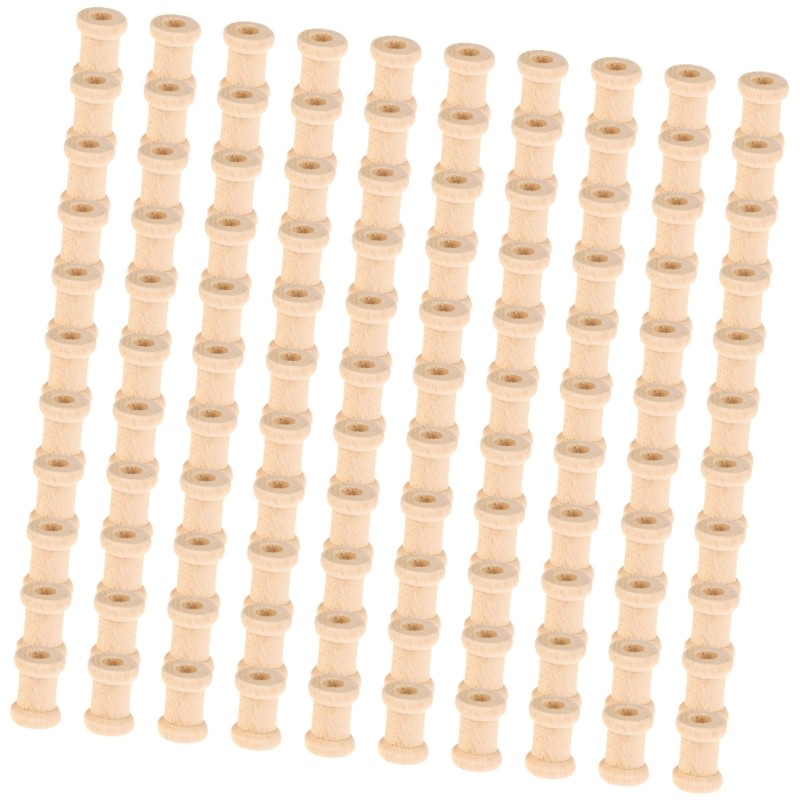 100 Pcs Sewing Thread Ribbon Holder Empty Spools Small Empty Thread Spools