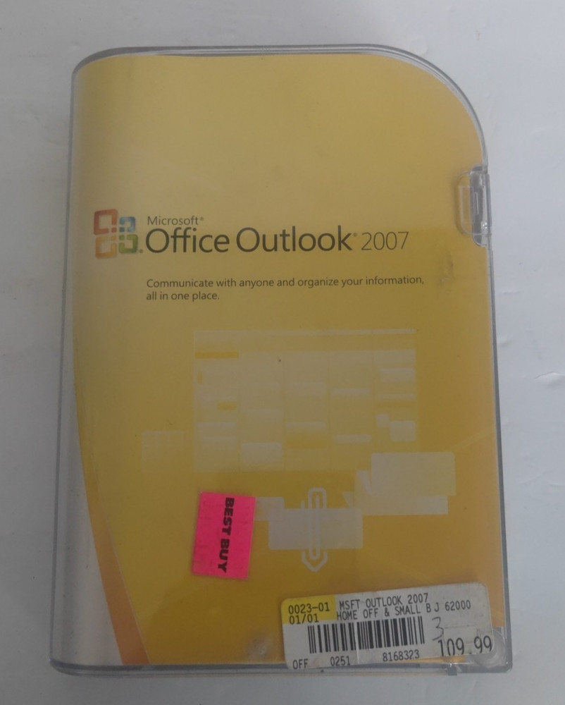 Microsoft Office Outlook 2007 Software with Product Key Genuine