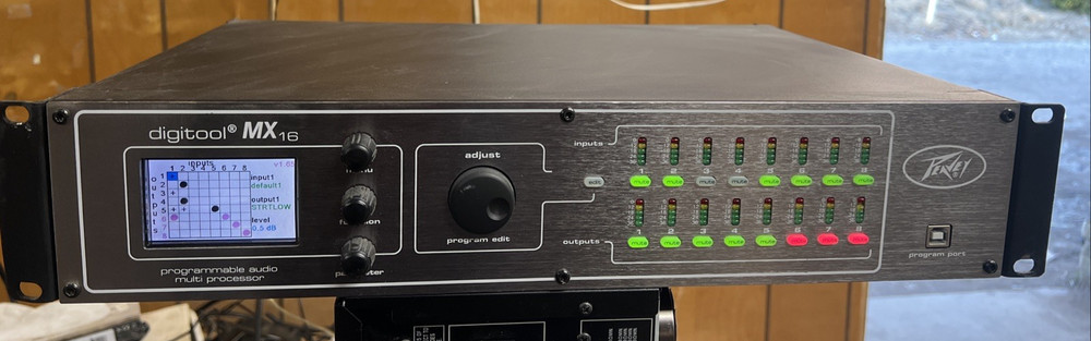 Peavey Digitool MX16 Programmable Digital Audio Multi Processor