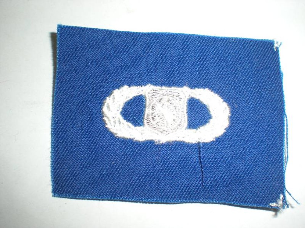 USAF WEAPONS CONTROLLER 5 LEVEL BADGE -  BLUE TWILL