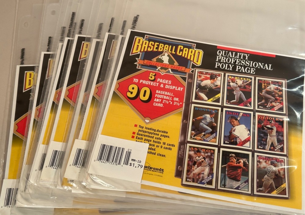 Baseball Collector Pages (50)