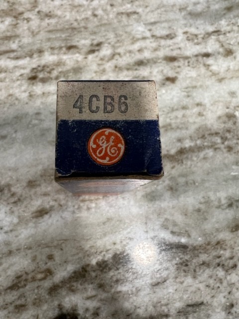 GE Electronic Tube 4CB6 NOS