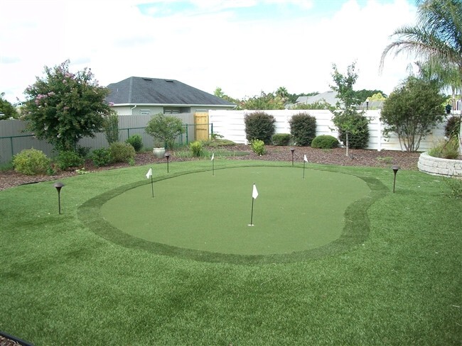 15ft x 30ft Synthetic Turf Backyard Artificial Grass Practice Putting Golf Green