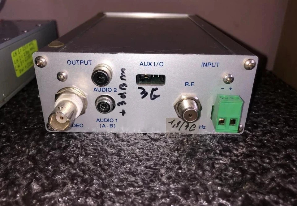 ABE TRANSMITTER 2.3Ghz BITEL RECEIVER 3Ghz AUDIO/VIDEO ATV HAM TESTED