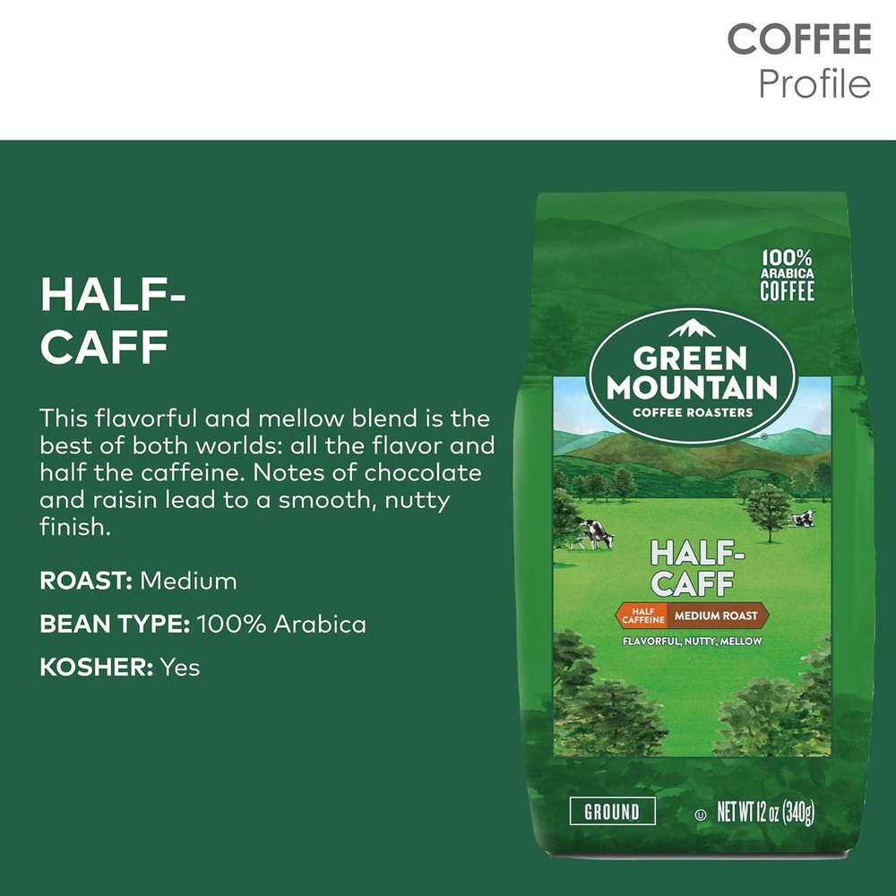 Half-Caff, 12 Oz. Ground