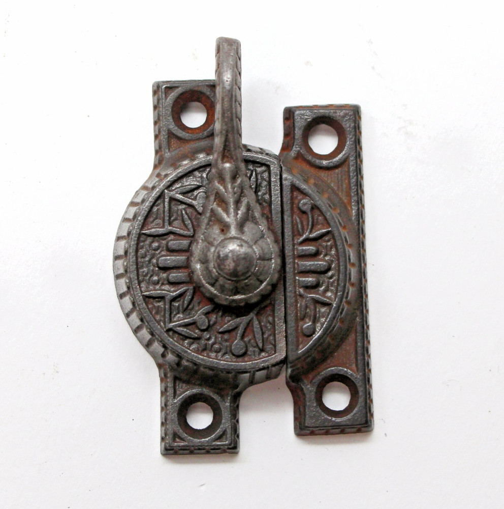 Aesthetic Cast Iron Windsor Window Lock with Keeper