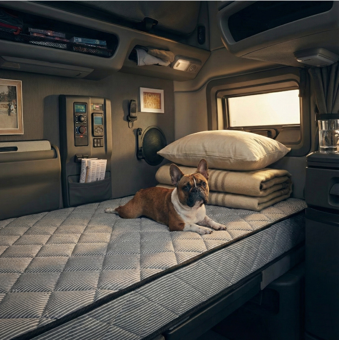 7 Inch Semi Truck Mattress, Multi-Size, Quality Foam, Medium-Firm, hoggisleep