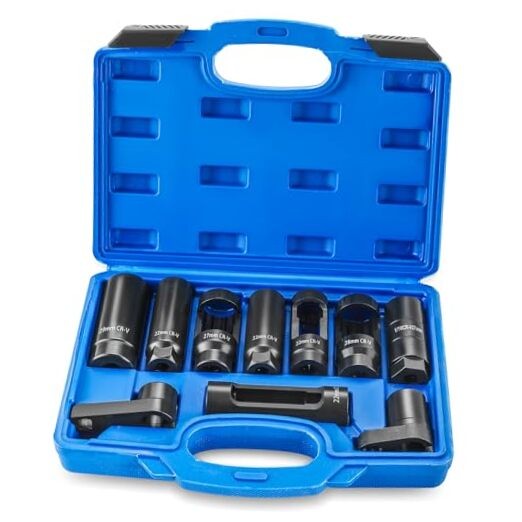 10Pcs Oxygen Sensor Socket Set Sensor Oil Pressure Sending Unit Removal Kit