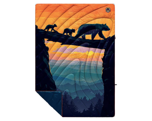 Rumpl Great Smoky Mountains National Park Puffy Blanket Limited Edit Sewn Patch