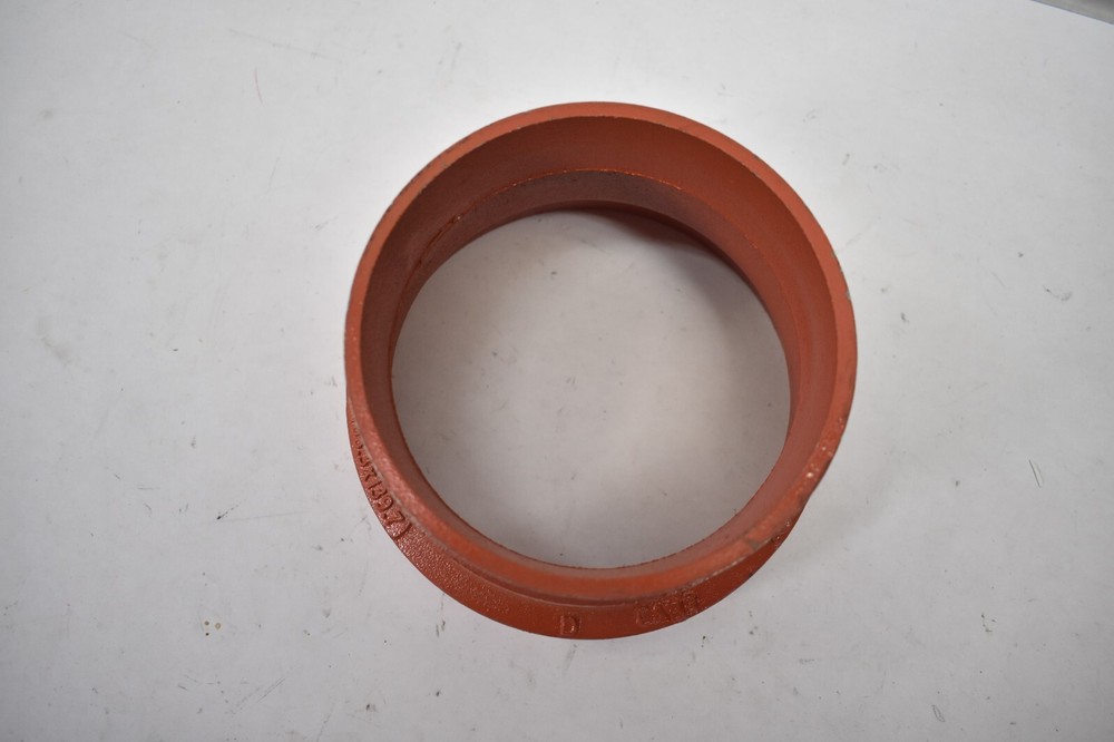 GemLock Grooved Concentric Reducer Coupling 4" x 3" Fitting 140 Red Cast Iron