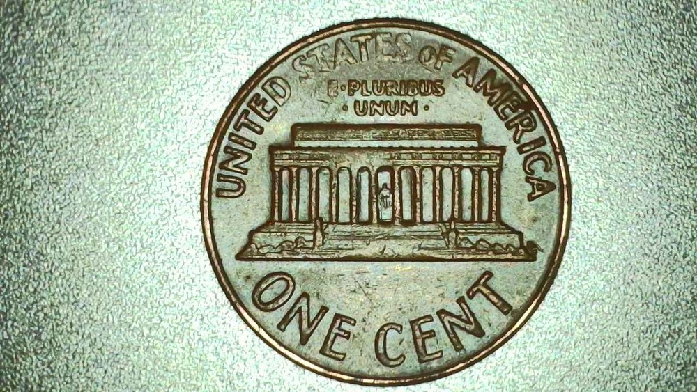 1969 D Lincoln Cent Multiple Errors: Struck thru, Tilted Collar, Dblg Columns +