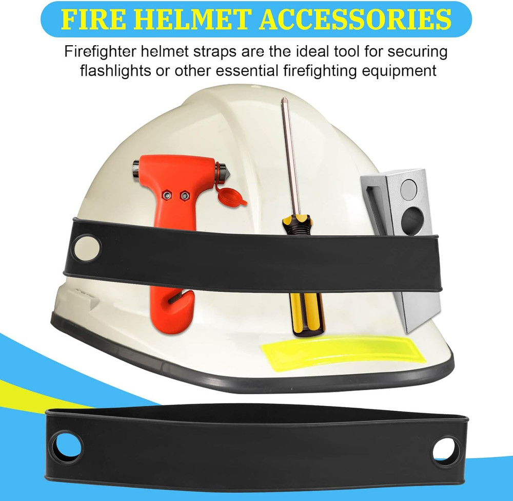 Firefighter Helmet Bands Compatible with Streamlight Helmets Fits Most Standard