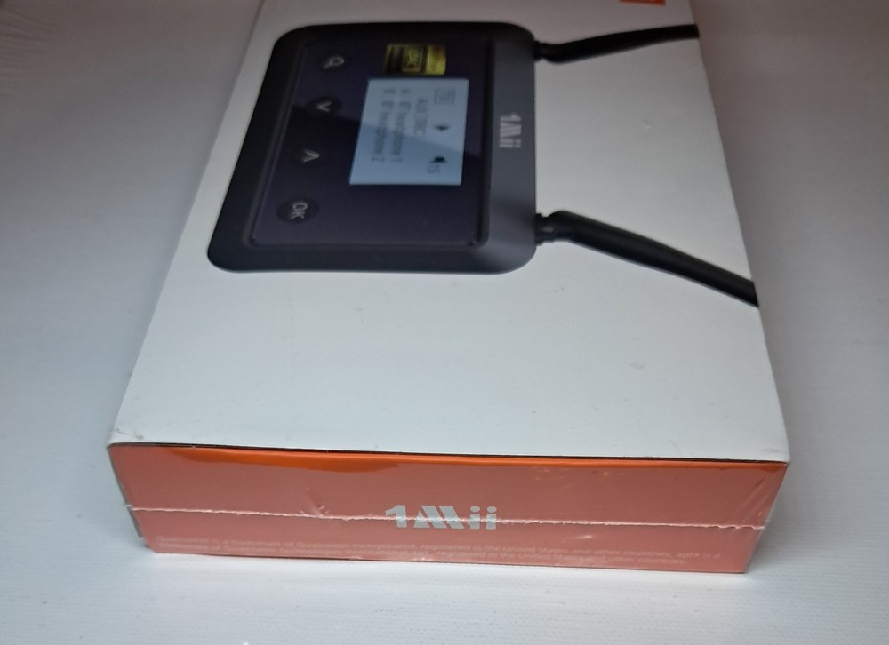 1Mii B03Pro+ Bluetooth 5.3 Transmitter Receiver LDAC Long Range TV Audio- Sealed