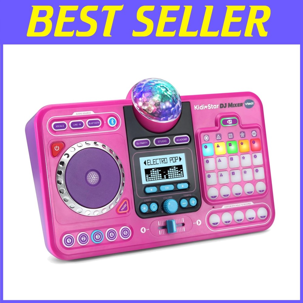 Interactive DJ Turntable - Pink