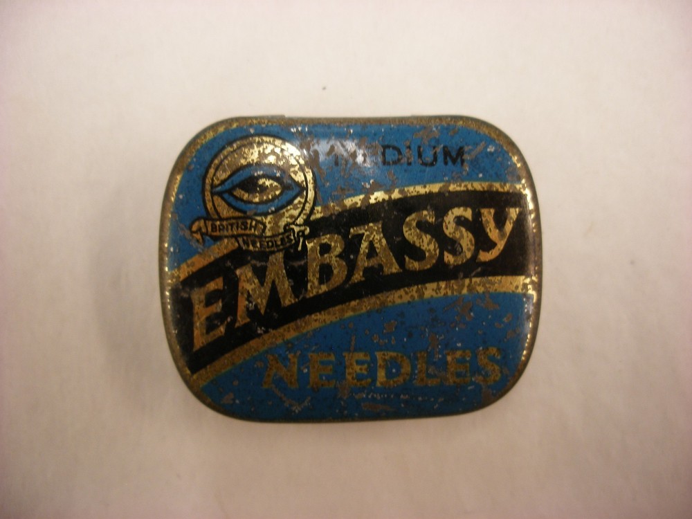 Phonograph Victrola Gramophone - Needle Tin - Embassy Medium Thin #7