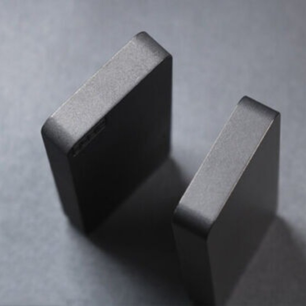 1PC TC4 Titanium Alloy Block Rectangular Titanium Paperweight Decorate Gift