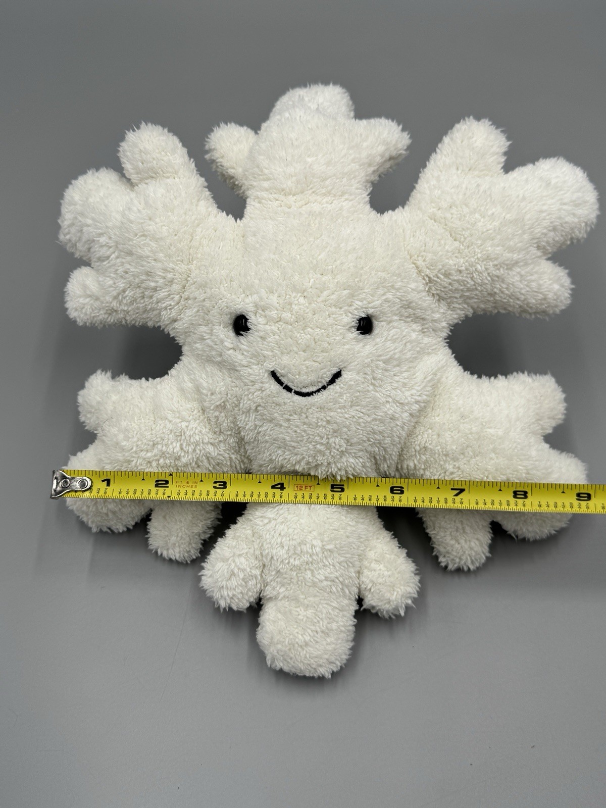 Jellycat I am Large Amuseable Snowflake 9” Stuffed Christmas Winter Plush