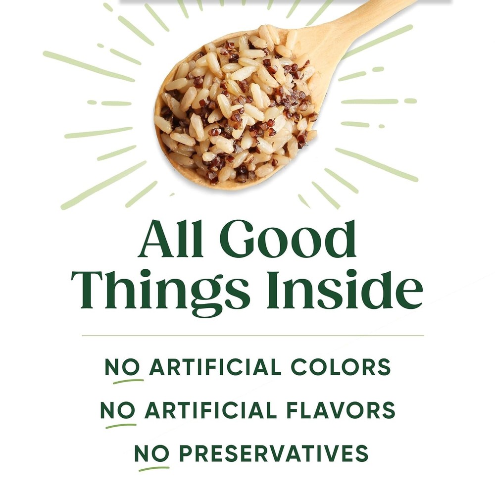 6-Pack Organic Flaxseed Quinoa & Rice Blend - Quick 90-Second Meal Solution