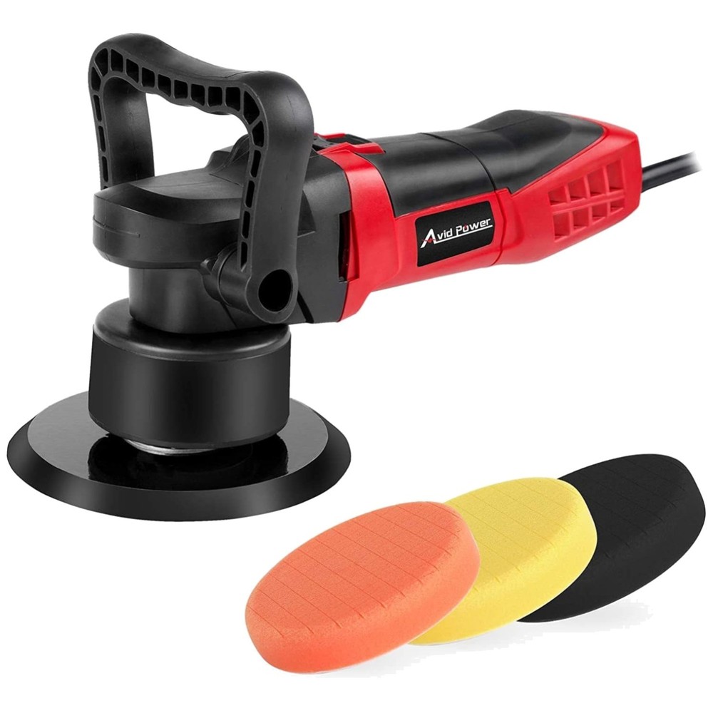 Variable Speed 6-Inch Random Orbital Buffer Polisher - Detailing Made Easy