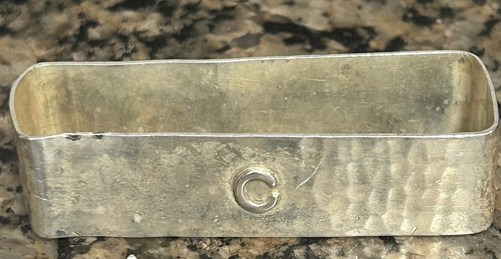 Lebolt Hand-hammered Sterling Napkin Ring