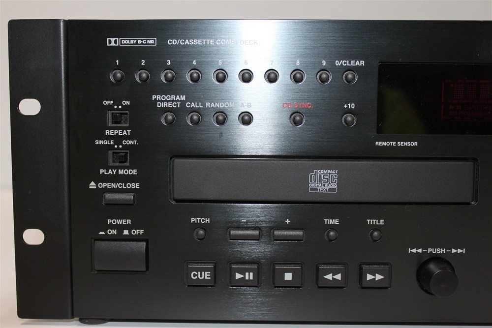 Denon DN-T625 Professional CD/Cassette W/Rack Mount Combo player