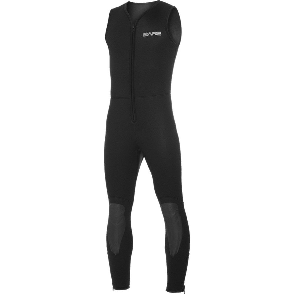 Bare 7mm Sport John Wetsuit for Men - Full Coverage, Black