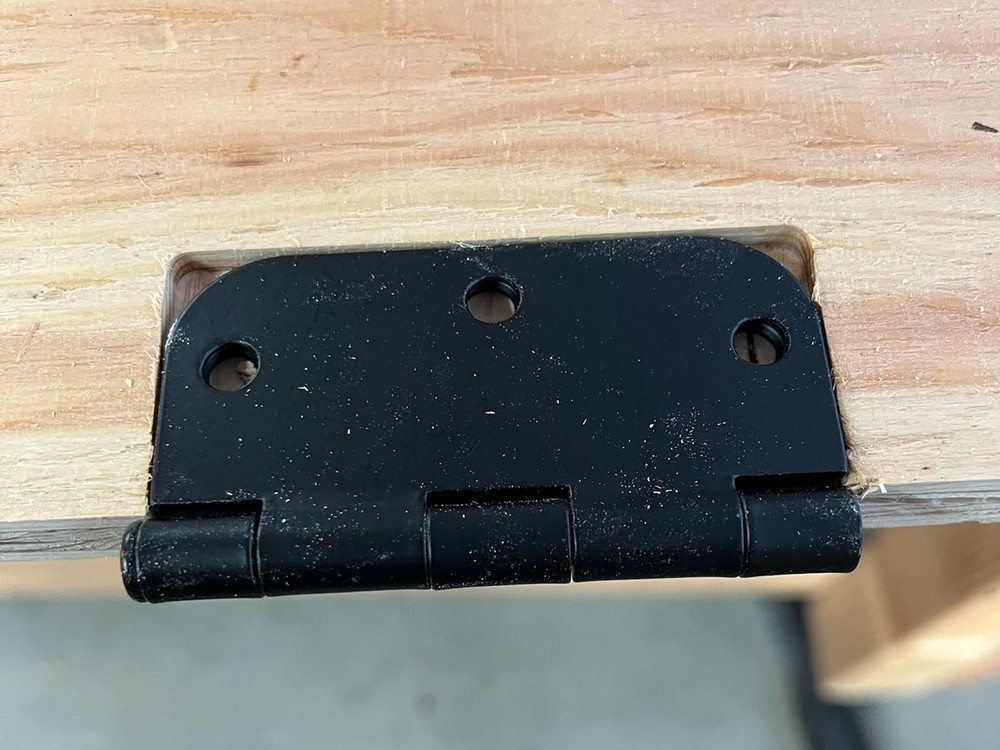 Door hinge router template jig for 3.5" hinge - New
