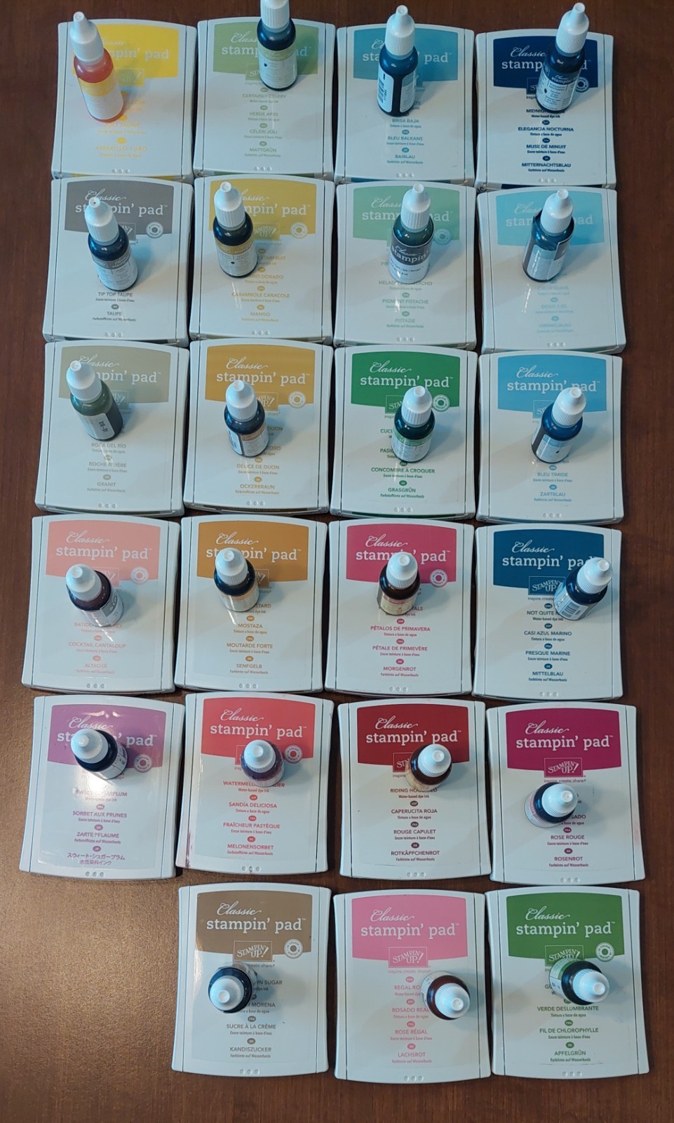 Stampin Up Foam Used Ink Pad and Refill (Re-inker) YOUR CHOICE of color