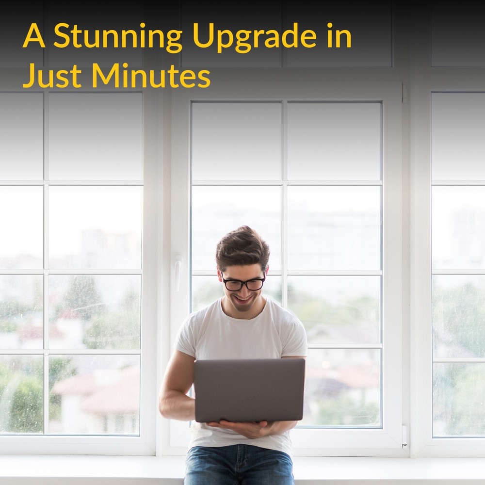 Brixwell Window Grille Kit - White, Enhances Security & Privacy, Boxed