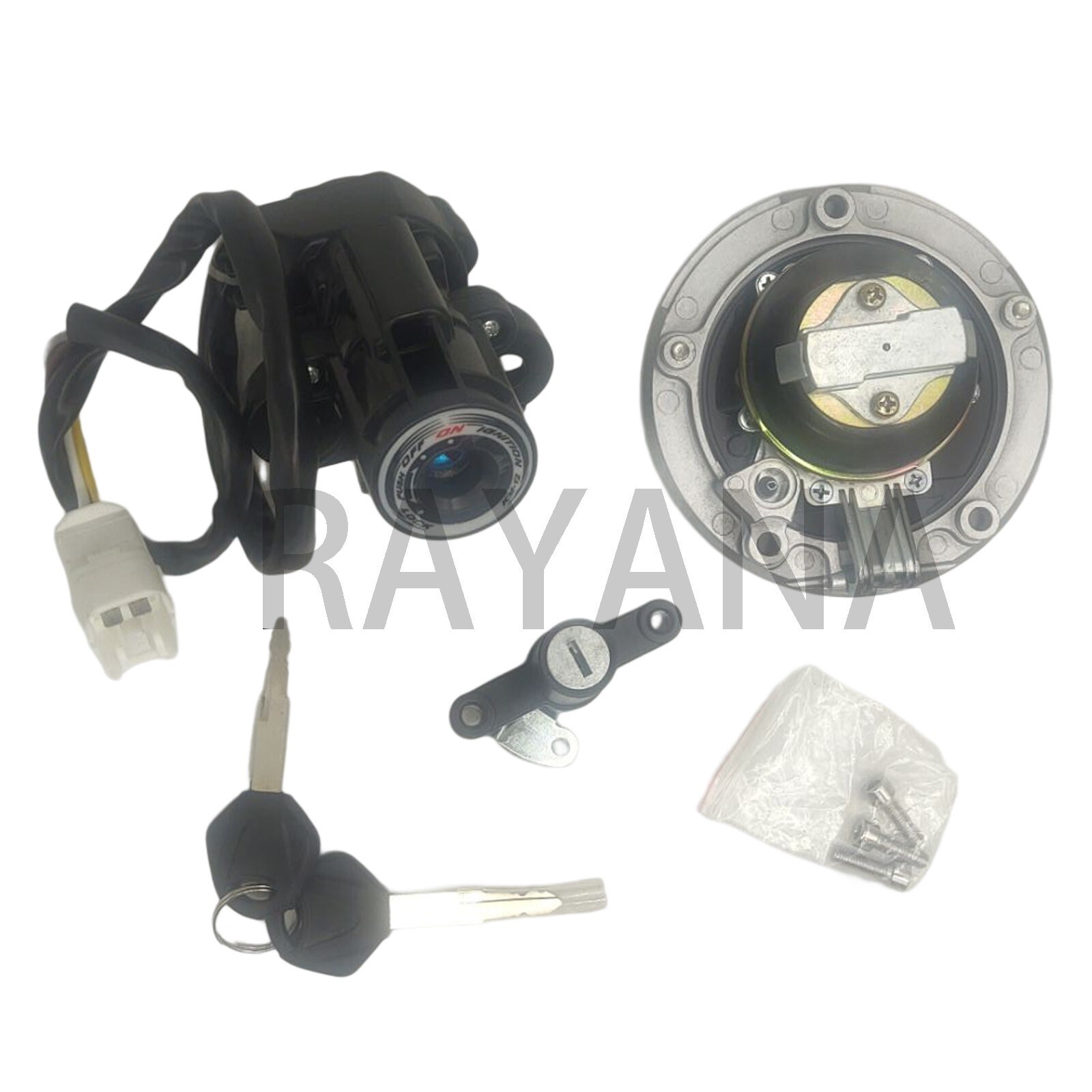 Ignition Switch Gas Fuel Tank Cap For Kawasaki Ninja 650/EX650 2013-2016