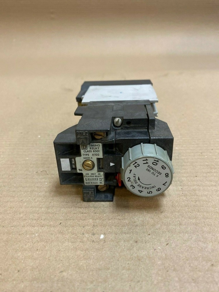 Square D 8501XTD2 Timing Control Relay X0-40 Series A