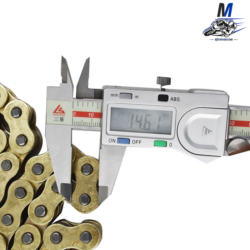 GOLD 520 Drive Chain 120 Links With O-Ring Masterlink For Dirt Bike 520×120