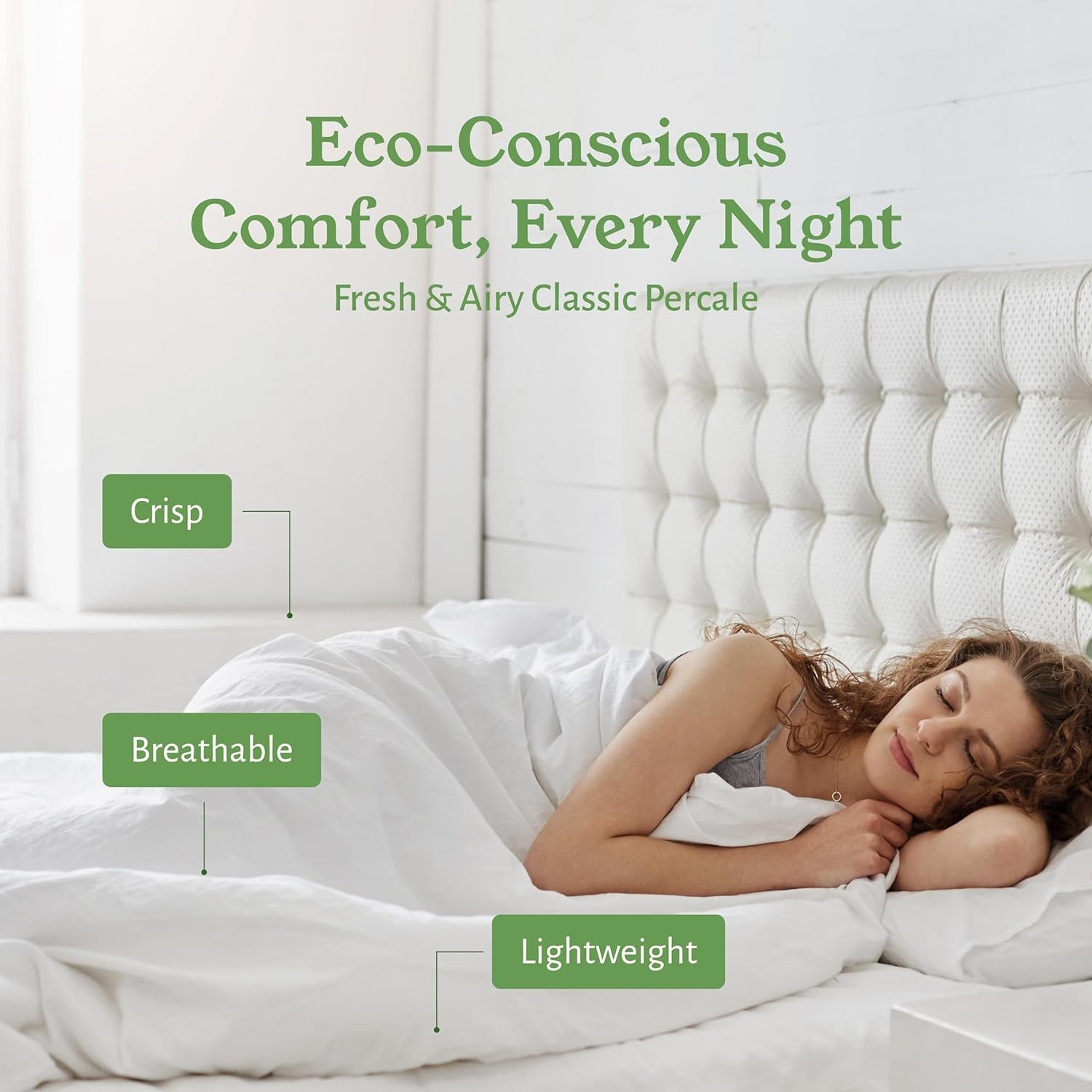 Design King Bedding Set - Soft 100% Organic Cotton Sheets