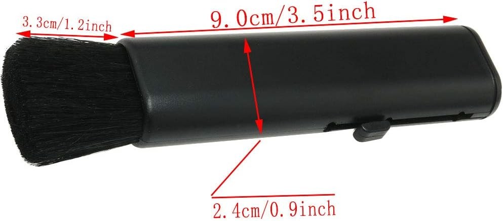 Telescopic Brush, Keyboard Lens Soft Computer Camera Black