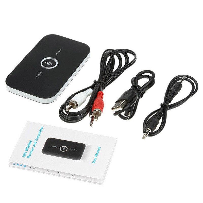 B6 Bluetooth Transmitter Receiver Wireless Audio 3.5mm Jack Aux Music Adapter
