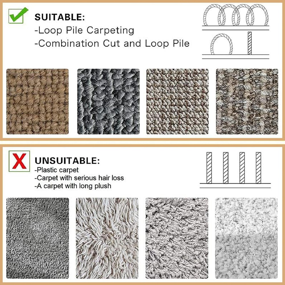 WILLBOND Carpet Cord Cover Cable Grip Floor Cover Cable Protector Management