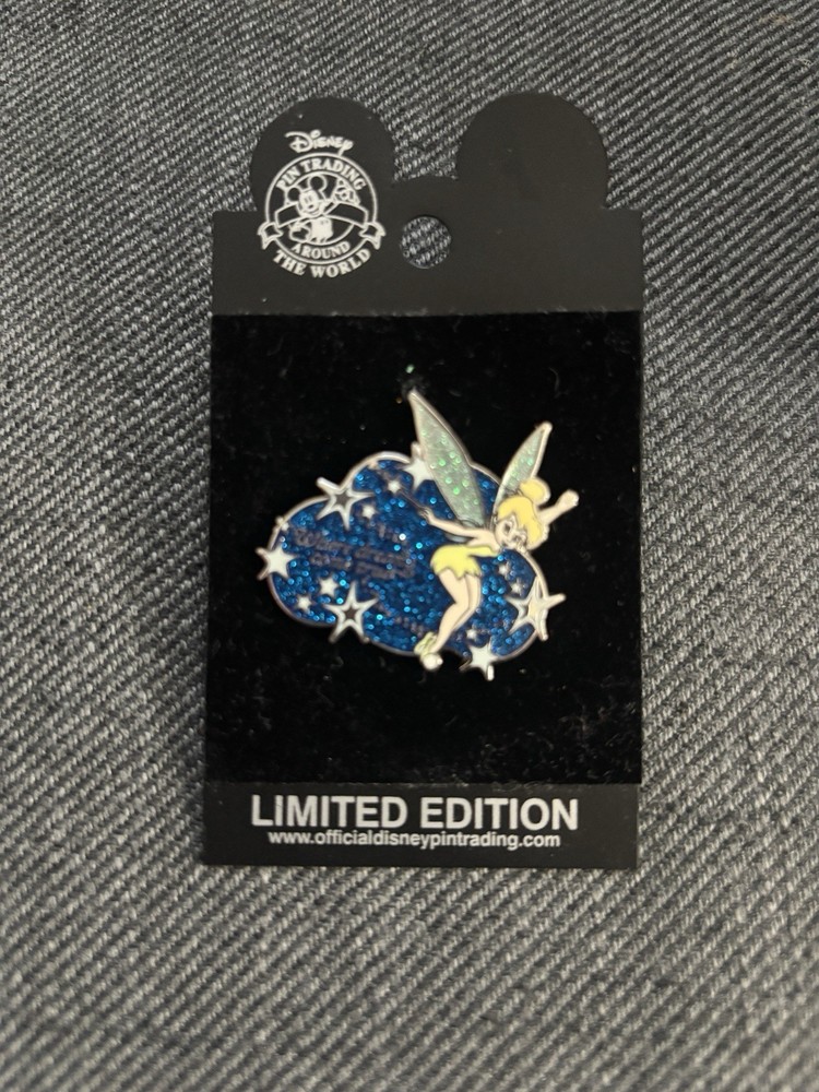 Disney Limited Edition Glitter Tinker Bell Pin Single