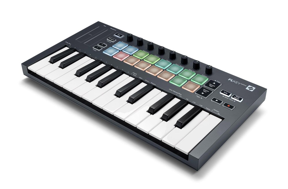 Novation FLkey Mini 25-Mini-Key MIDI Keyboard Controller For FL Studio+Stand